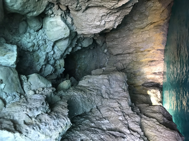 rock - object, pattern, wanderlust, rock formation, coast, rocks, textured, ocean, grotto, solid, physical geography, 4K, day, non-urban scene, outdoors