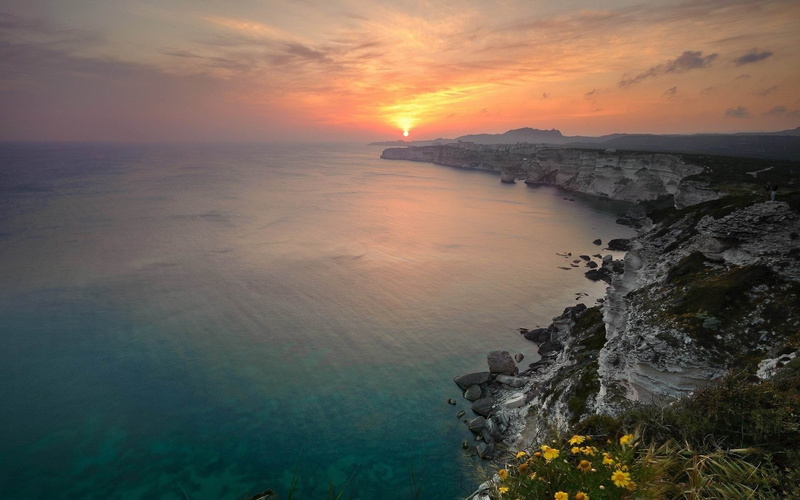 tranquility, land, scenics - nature, ocean, cloud - sky, water, breath, non-urban scene, hd, beach, landscape, rock, horizon over water, idyllic