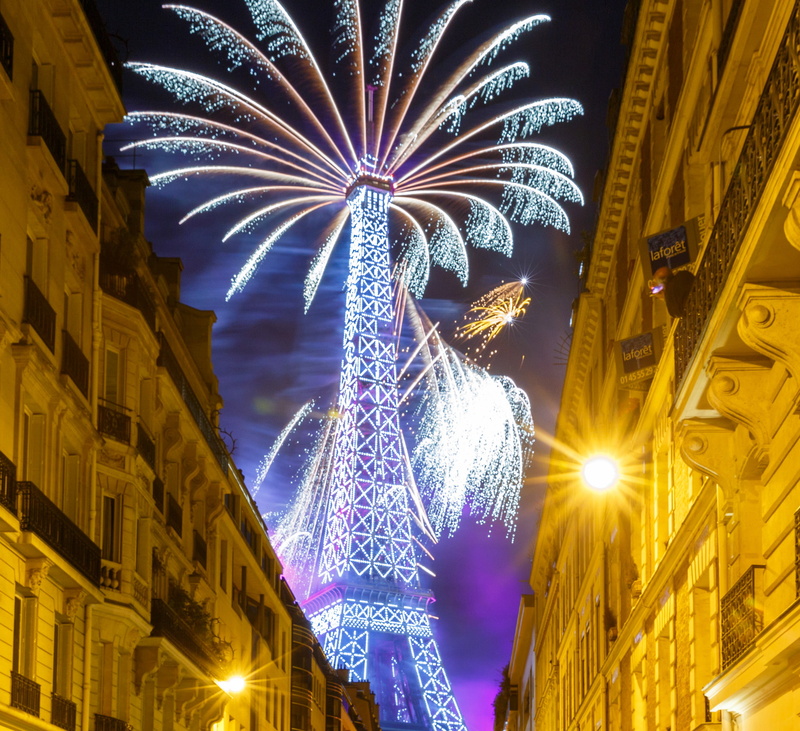 home, The Bastille day, France, tower, street, 14 Jul 2015, Paris, salute, fireworks, 1080P