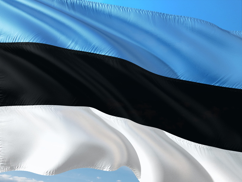 no people, group of objects, flag, abstract, sunlight, 4K, light - natural phenomenon, business, technology, shape, blue, wind, international, baltic states