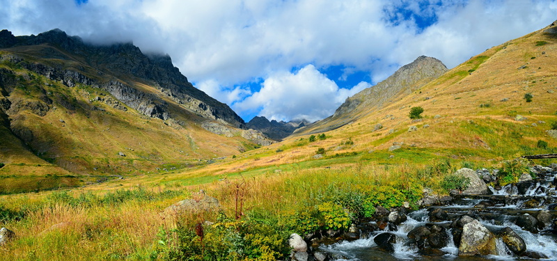 sky, summer, plateaus, solid, nature, rural, environment, landscape, scenics, travel destinations, sunny, kaçkars, valley, non-Urban Scene, mountain Peak