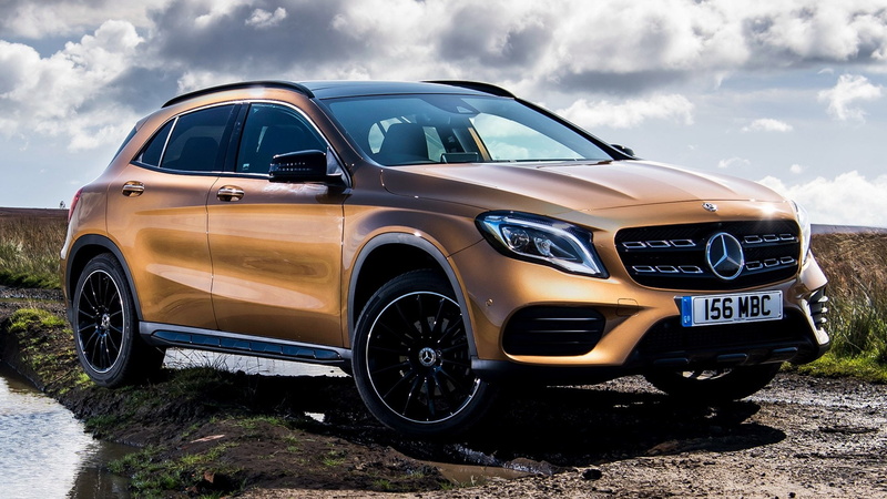 Compact Car, SUV, 1080P, Crossover Car, Mercedes-Benz GLA-Class, Luxury Car, Brown Car, Mercedes-Benz