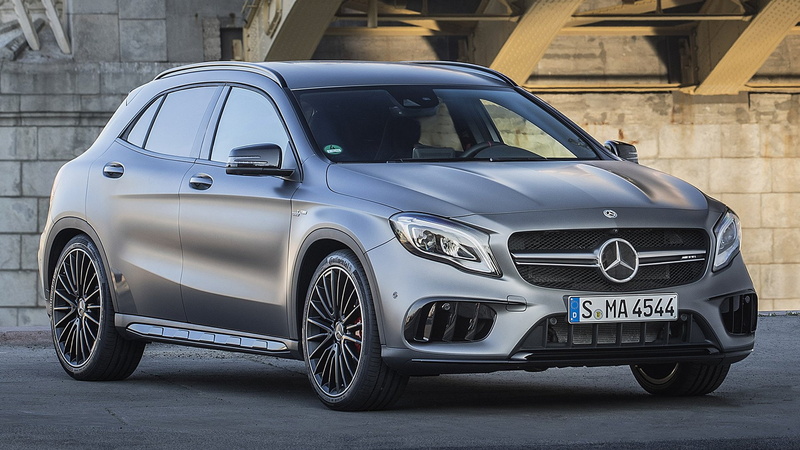 Mercedes-AMG GLA, Silver Car, 1080P, Compact Car, SUV, Mercedes-Benz GLA-Class, Luxury Car, Crossover Car, Mercedes-Benz