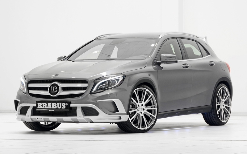gla, sedan, mercedes, class, brabus, 2K, mercedes benz, cars, 2014, gray, benz