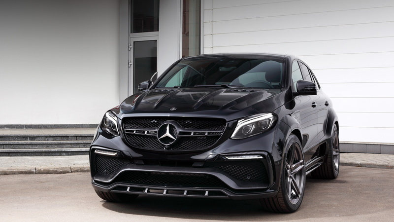 Mercedes-Benz inferno GLE, gla, 4K, class, amg, coupe, black, mercedes