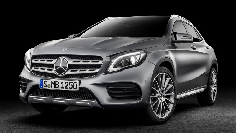 1080P, Luxury Car, SUV, Compact Car, Silver Car, Mercedes-Benz GLA-Class, Crossover Car, Mercedes-Benz