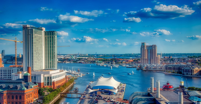 financial district, office, hdr, harbor, no people, water, bay, urban, tower, panorama, built structure, america, transportation, skyscraper, sky, architecture