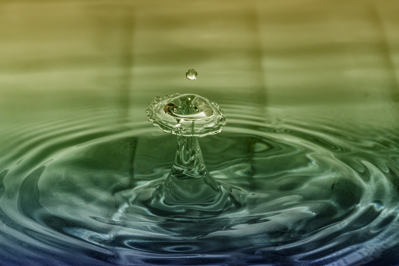 rippled, clear, close-up, Water, backgrounds, Highspeed Photography, concentric, full frame, purity, drop of water, splashing droplet, selective focus