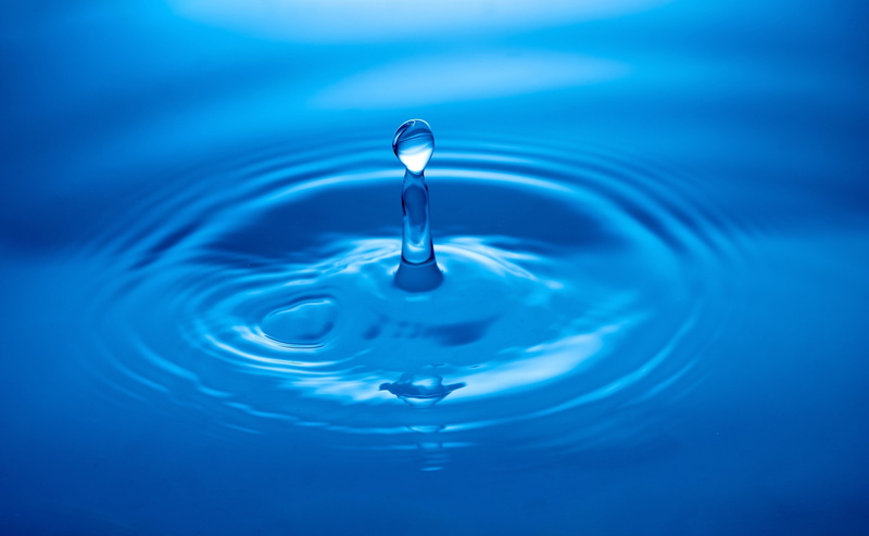 Elements, concentric, Transparent, 4K, Water, Pure, creativity, blue background, WaterDrop, Reflection, Dripping, Science, no people, seethrough, plop