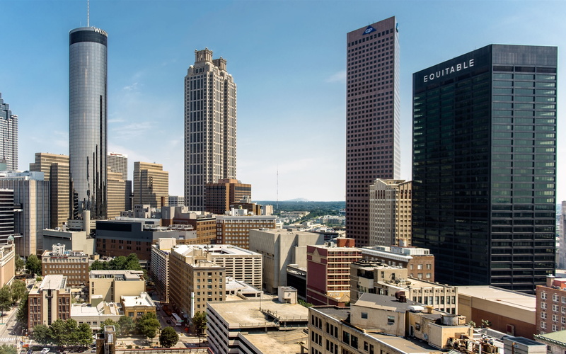 Skyscraper, Atlanta, Building, 2K, City, House, USA, Georgia