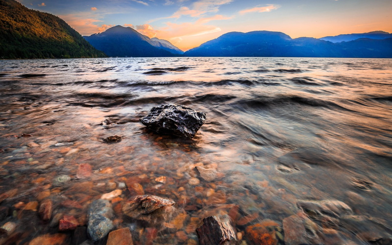 harrison, idyllic, non-urban scene, nature, sunset, rock, environment, sea, tranquil scene, landscape, no people, remote, sky, lake, mountain, beautiful