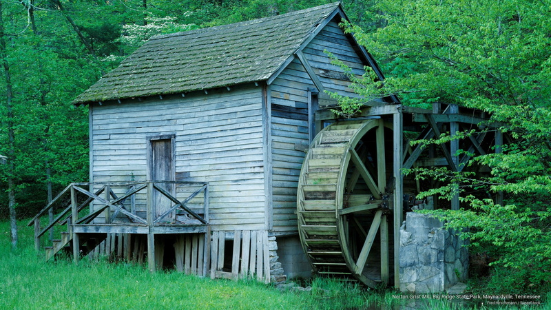 state, mill, park, maynardville, Architecture, norton, 2K, grist, ridge, tennessee, big
