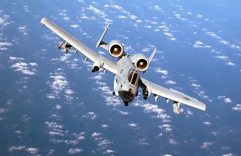 outdoors, military aircraft, no people, aerospace industry, blue, warthog, air vehicle, jet, flying, transportation, mid-air, a10, 1080P, sky, nature