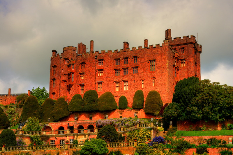 5K, England, trees, Powis Castle, Wales, castle, the bushes