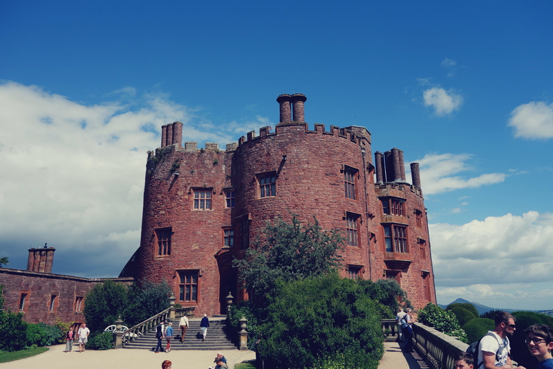 tourism, architecture, powis castle, travel destinations, travel, plant, castle, building, sky, 4K, ancient, old, outdoors, wales, nature, cloud - sky