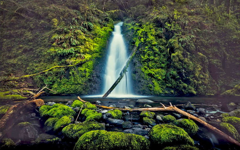 river, creek, county, desktop, us, falls, oregon, state, 1080P, hood, ruckel, hd