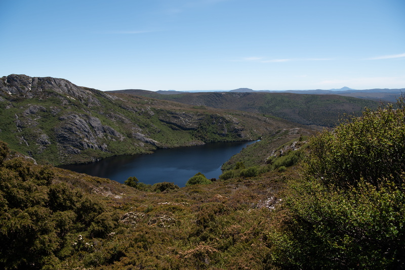 day, land, mountain, tasmania, tranquil scene, beauty in nature, outdoors, lake, landscape, environment, tranquility, sky, non-urban scene, remote, nature