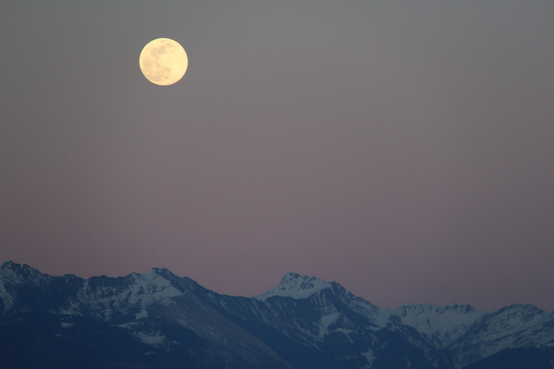 outdoors, cold temperature, beauty in nature, astronomy, idyllic, moon, tranquil scene, majestic, atmosphere, mountain peak, non-urban scene, mountain range