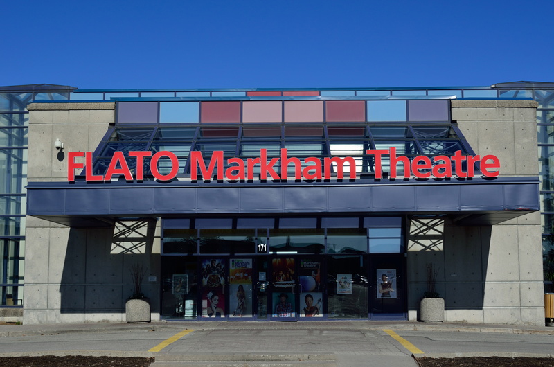 sign, no people, retail, entrance, building, outdoors, street, 4K, day, markham, theatre, Markham Theatre, communication, Canada, clear sky, built structure