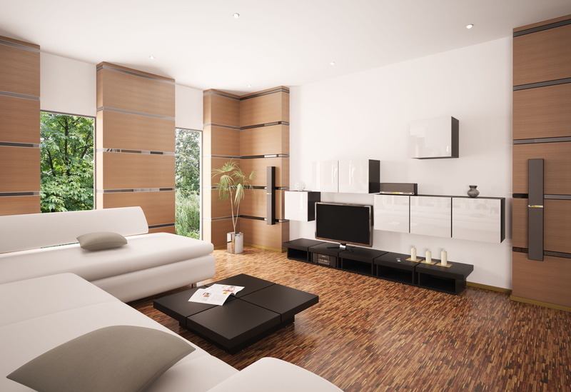 spacious, interior, table, coffee, sofa, design, 4K, pillow, Interior Design, TV