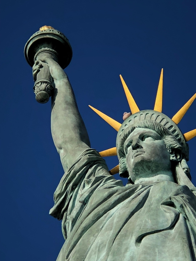 la, low angle view, no people, art and craft, paris, peace, female likeness, architecture, independence, statue, liberty, libert, nature, travel destinations