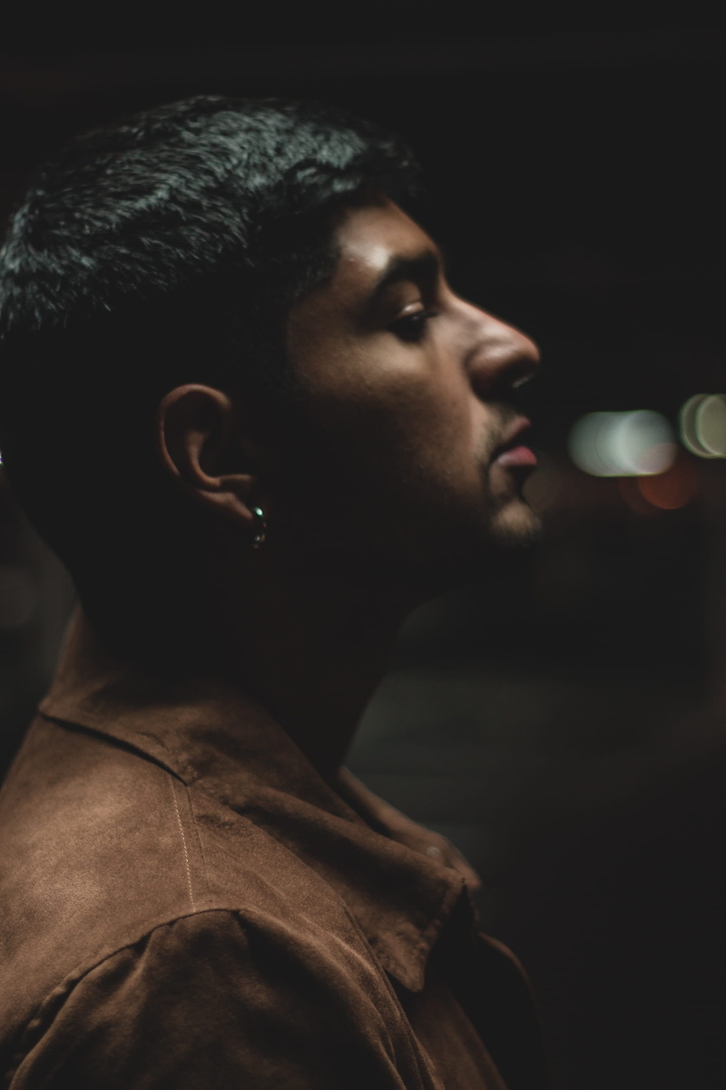 young adult, brown, city, real people, indoors, chile, side view, side face, profile view, 50 mm, 2K, young women, portrait, lifestyles, looking away