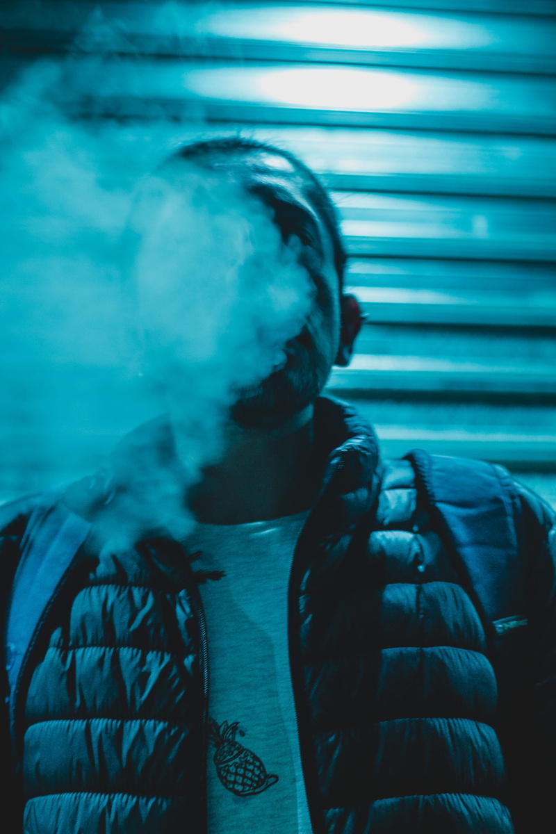blue, headshot, real people, adult, jacket, clothing, front view, portrait, chile, one person, casual clothing, dark, social issues, person, lifestyles