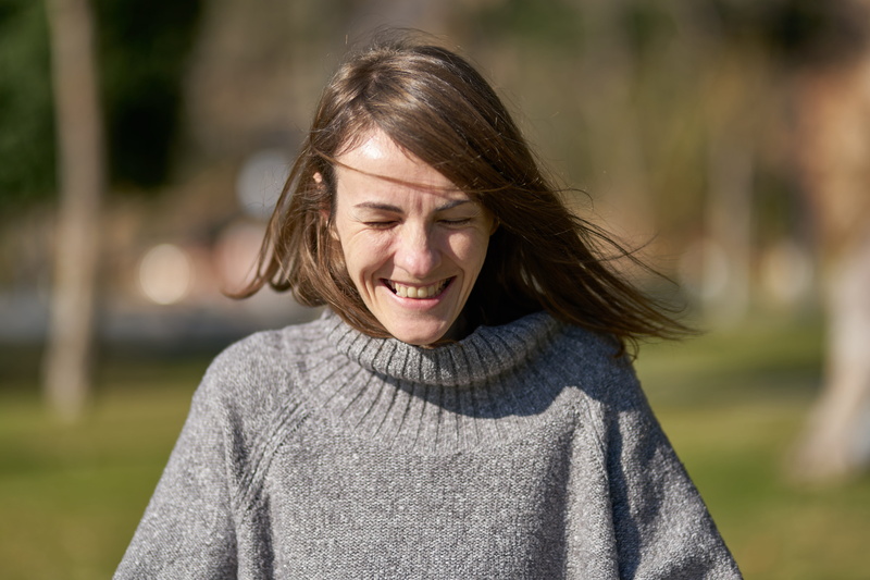 real people, young adult, smiling, girl, turtleneck, human, femininity, focus on foreground, day, laugh, portrait, loneliness, love, nose, happiness, people