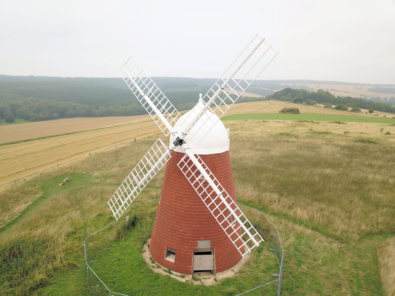 windmill, wind turbine, wind mill, renewable energy, rural scene, sky, environment, alternative energy, 4K, scenics - nature, agriculture, drone, nature