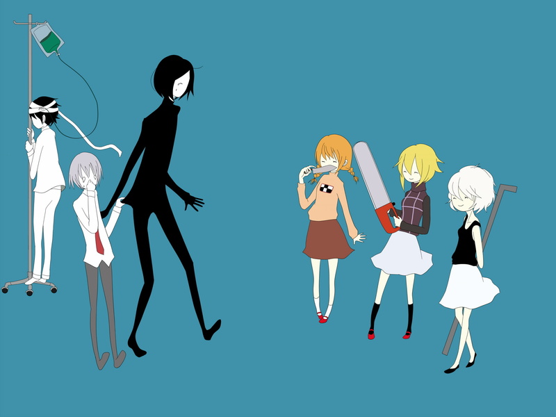 madotsuki, 2kki, hair, white, urotsuki, blonde, sabitsuki, 1080P, nikki, seccom, masada, yume, knife, flow, cripple tan