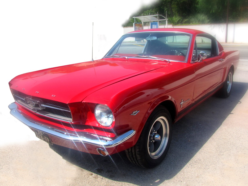 old-fashioned, vintage car, road, land vehicle, 2K, vintage, v8, ford, red, wheel, outdoors, retro, luxury, classic, Mustang, Ford, city, street, transportation
