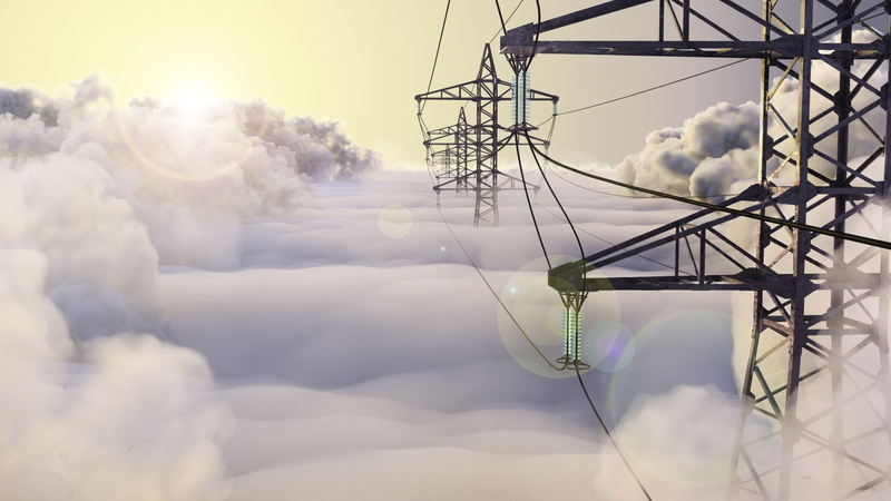 electricity, vanilla sky, towers, line, wire against the sky, wire, digital composite, cloudscape, technology, power supply, lap, day, high-voltage line
