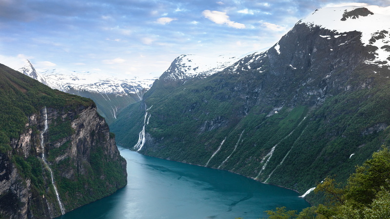 mountains, idyllic, forest, green Color, cloud - sky, hiking, mountain, mountain Peak, landscape, valley, mountain Range, beauty In Nature, scenics, Norway