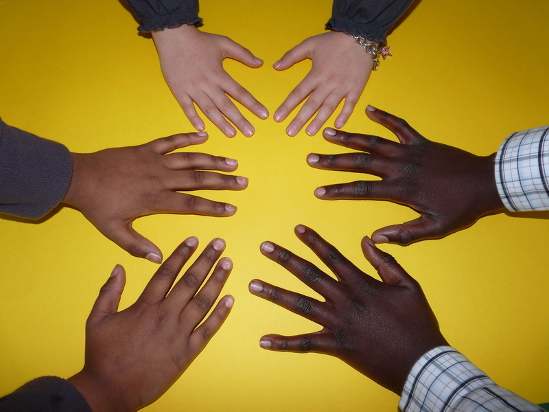 cooperation, friendship, child, body part, cohesion, childs hand, people, people of color, adult, hands, group of people, touching, bonding, 2K, love