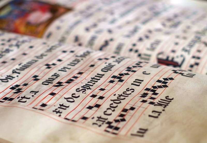 scores, chant, missal, history, white, parchment, close-up, cantional, book, music, publication, calligraphy, communication, singing, full frame, composing