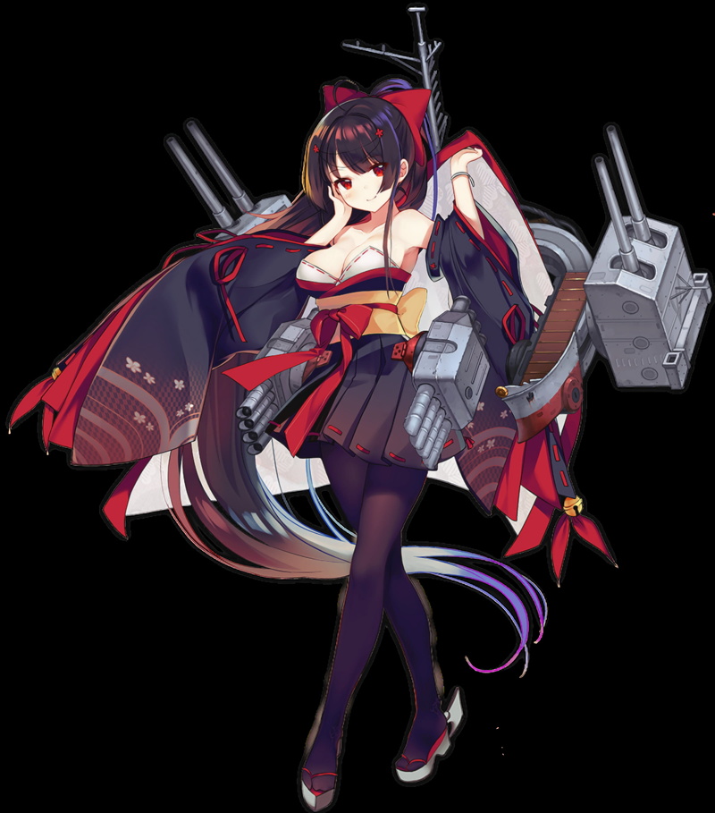 anime girls, Azur Lane, ship, transparent background, anime, 2K, upscaled
