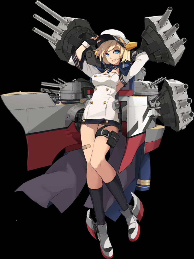 upscaled, 2K, transparent background, anime, Azur Lane, ship, anime girls