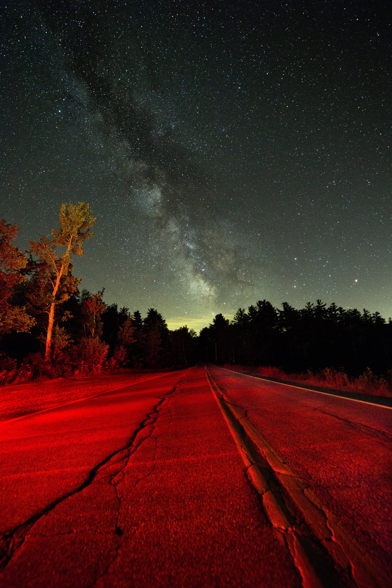 galaxy, the way forward, beauty in nature, landscape, starry sky, idyllic, star, tranquility, 5K, sky, no people, scenic, direction, stars, nightsky, space and astronomy