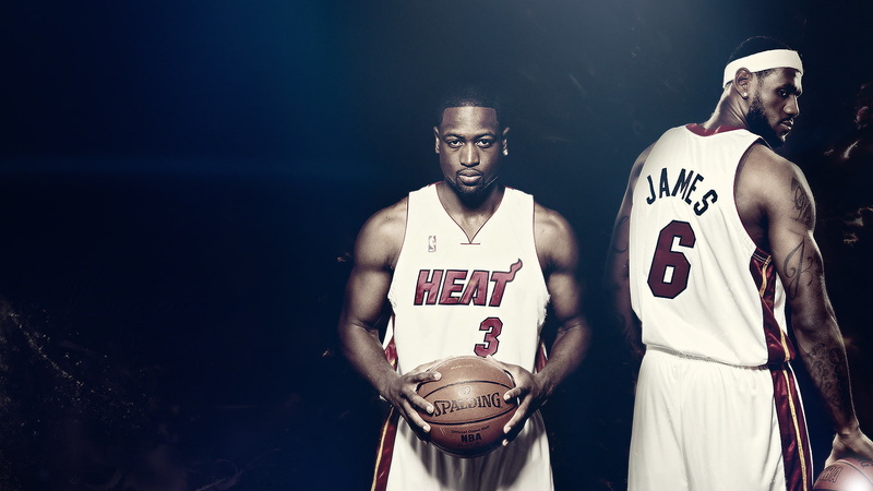 the ball, spalding, nba, basketball, 1080P, Lebron James, Famous Stars Dwayne Wade, Miami heat, heat