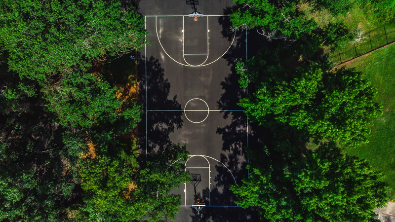 jacksonville, plant, 5020 cleveland rd, connection, tarmac, arched, aerial view, asphalt, direction, architecture, basketball, urban, green color, city