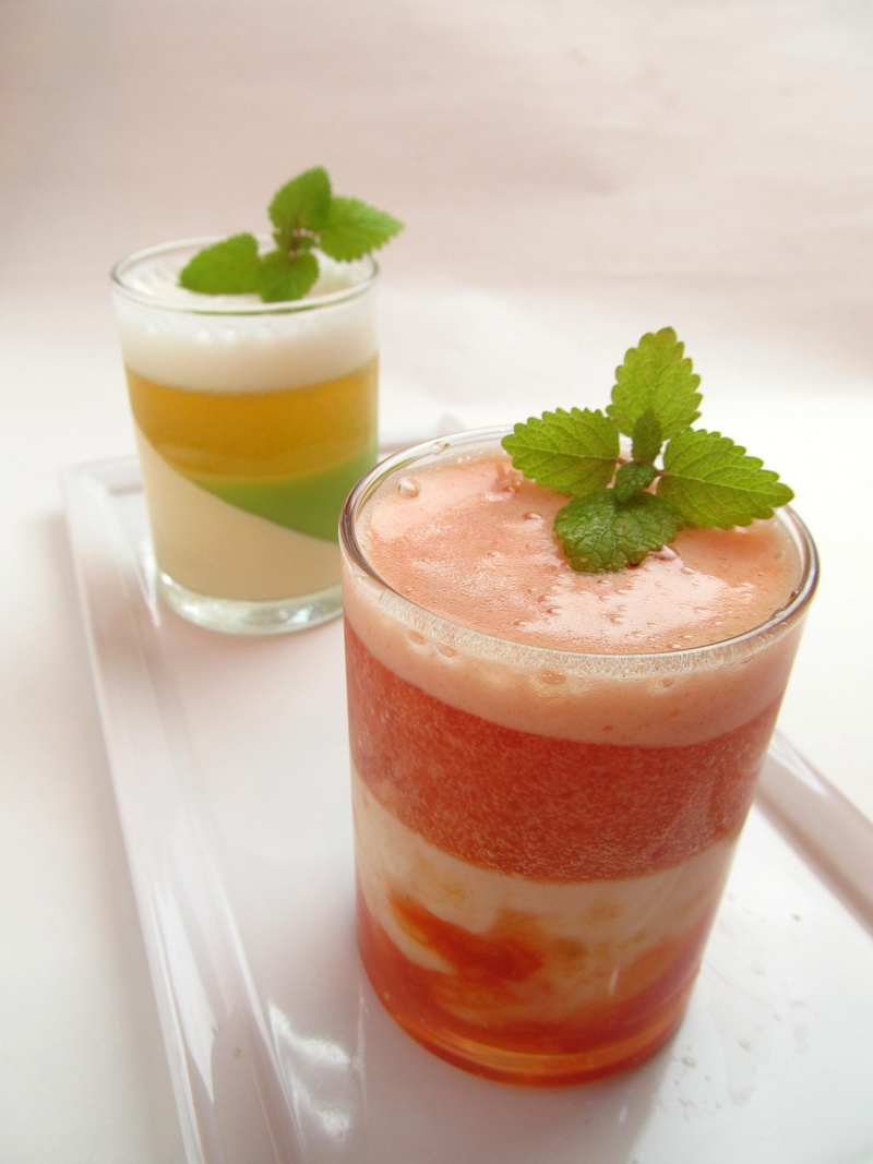 tomato, jelly, dessert, red, sweet, table, close-up, non-alcoholic beverage, edamame, mint leaf - culinary, drinking glass, indulgence, garnish, filled