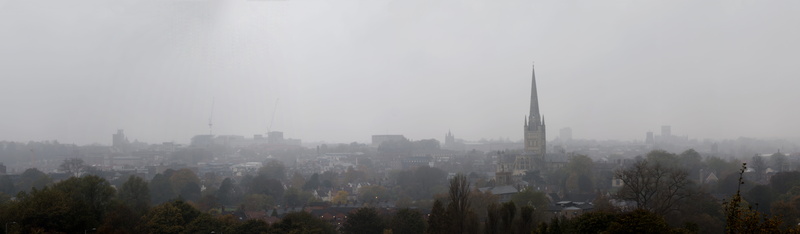 8K, air pollution, city, cityscape, smog, outdoors, built structure, landscape, building exterior, copy space, tower, fog, panoramic, sky, no people, united kingdom