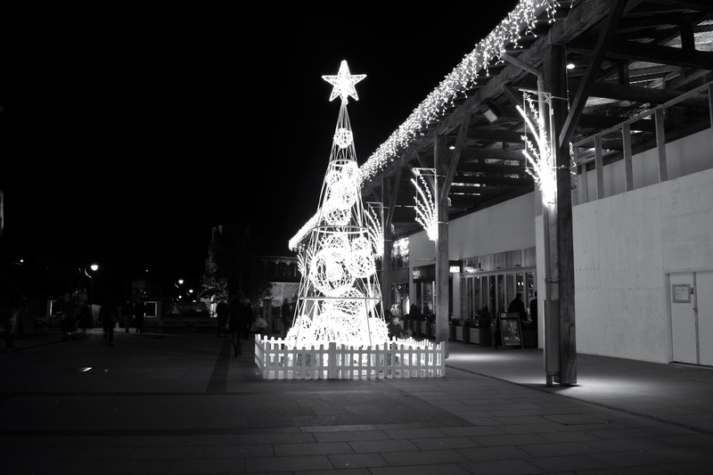 christmas decoration, lights, christmas ornament, christmas, tree, norwich, event, building exterior, festival, architecture, illuminated, built structure