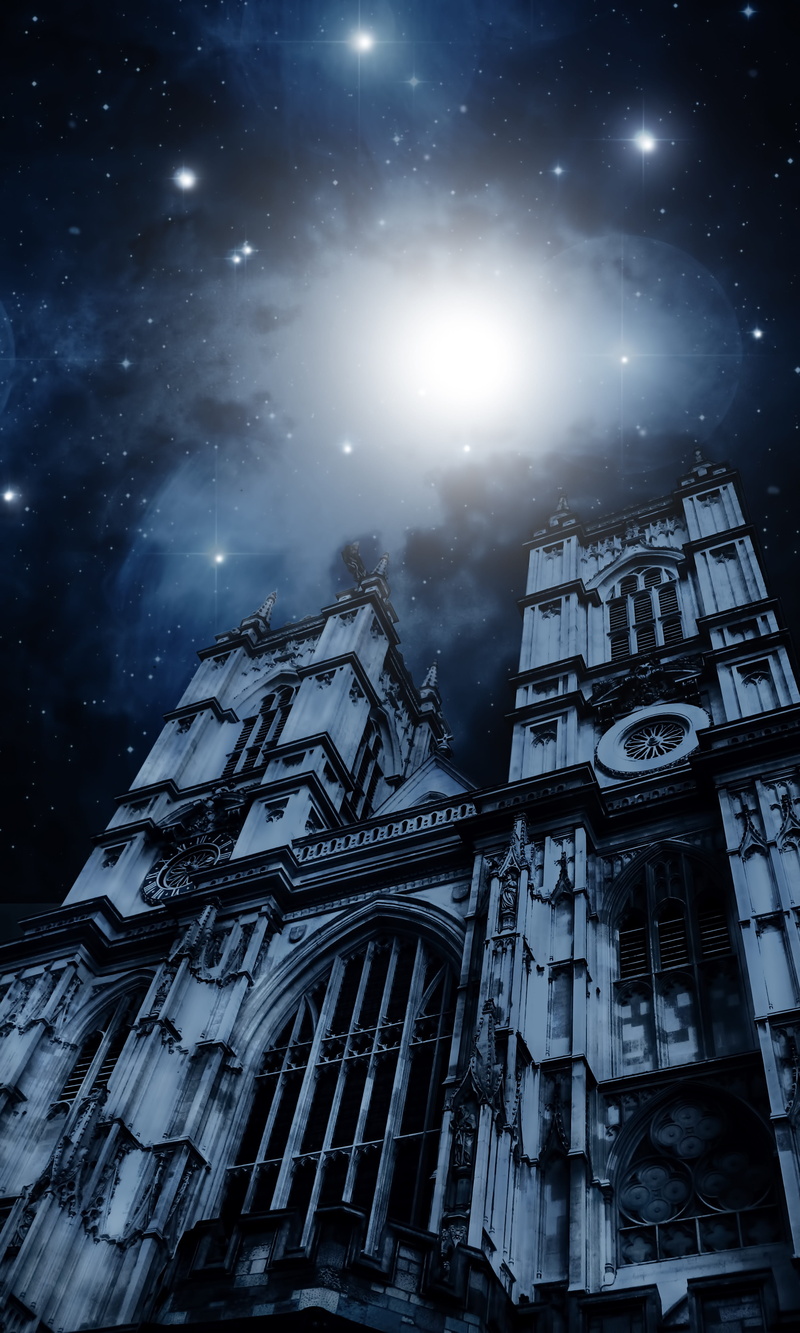 historical, illuminated, angle, astronomy, 4K, stars, photography, star - Space, monastery, london, westminster, travel destinations, england, sky, place of worship
