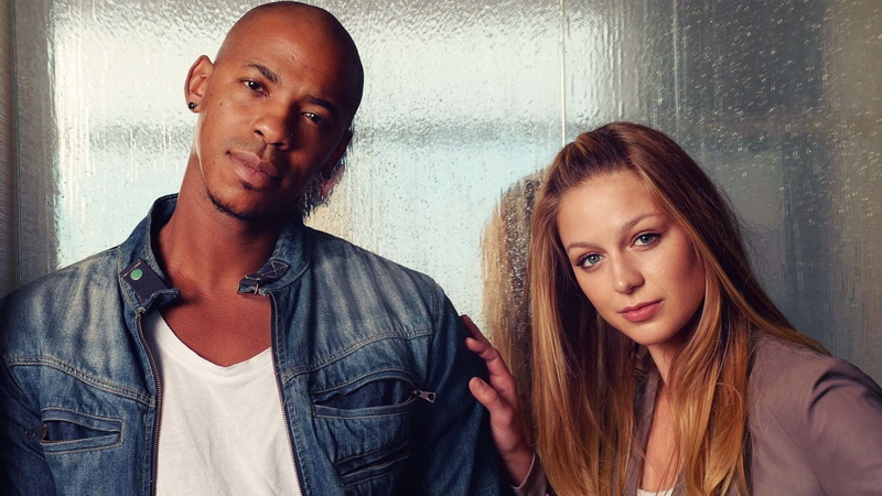 leisure activity, bonding, TV Show, teenager, Mehcad Brooks, two people, front view, real people, positive emotion, Melissa Benoist, lifestyles, togetherness