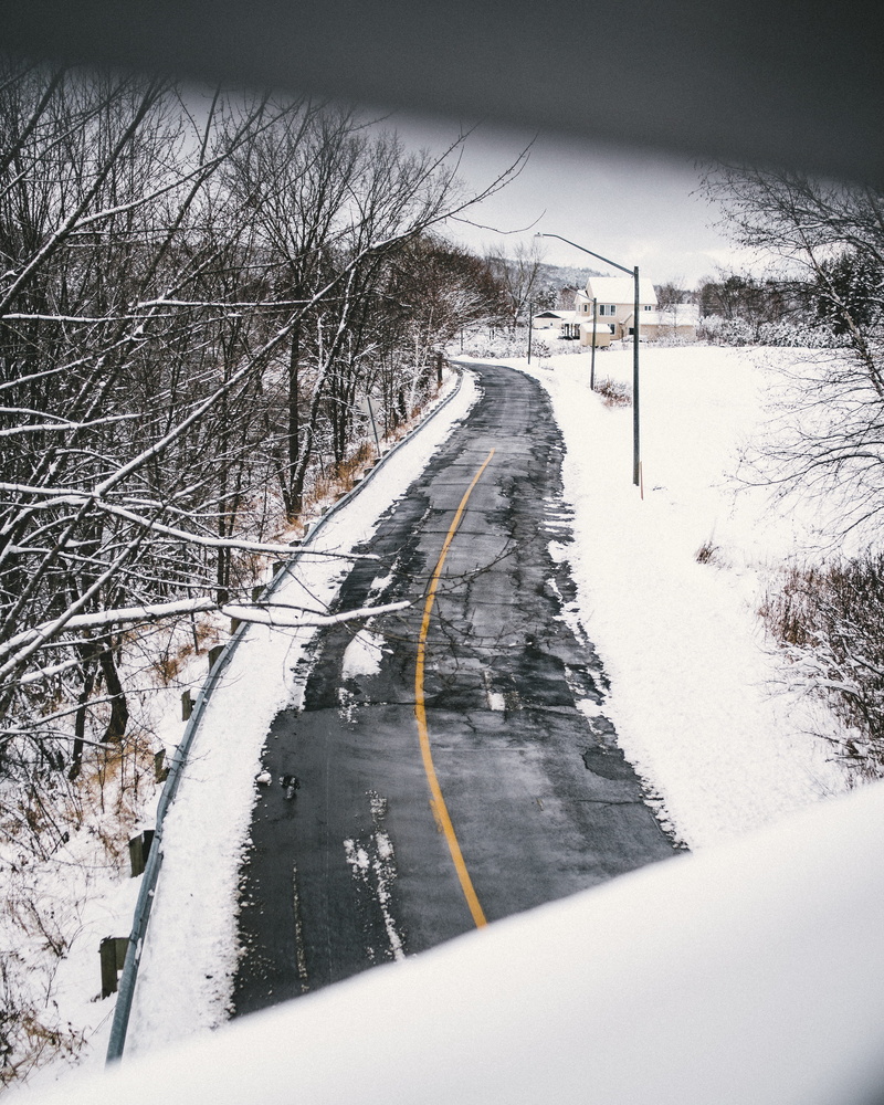 tranquility, covering, plant, 4K, scenics - nature, the way forward, day, fredericton, canon, transportation, no people, road, frozen, forest, winter