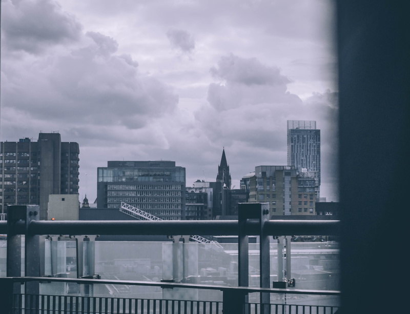 arch, cityscape, cities, urban, city skyline, tall - high, rooftops, skyline, dusk, mcr, railing, street, nature, roof tops, architecture, urban explorer