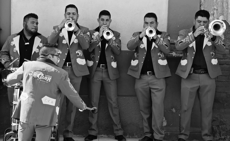 grayscale, street  festival, Mascota, photography, males, 5K, playing, Nikon D750, band, Mexico, Nikon  D750, saxophone, black And White, people, Jalisco