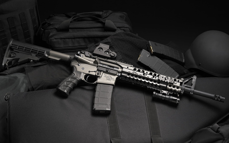 body Armor, weapon, war, black Color, sign, gun, 1080P, officer, violence, still life, riffle, the vest, handgun, protection, army, helmet, shooting A Weapon