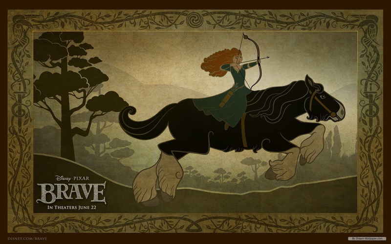 720P, art, hd, Pixar, entertainment, movies, brave, x, disney